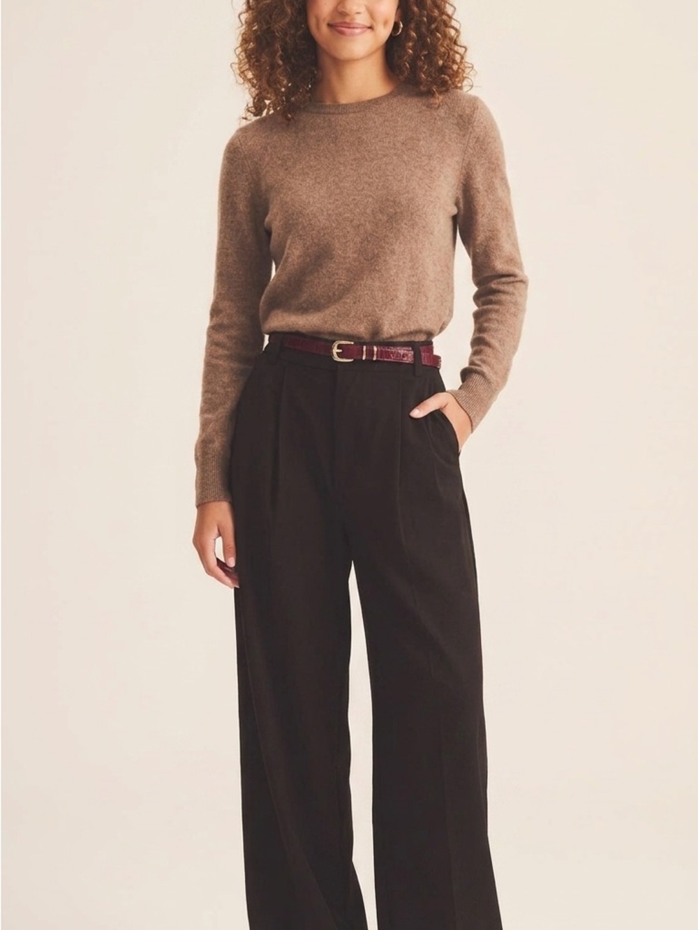 Morgan Taylor Women Crewneck Sweater - Brown